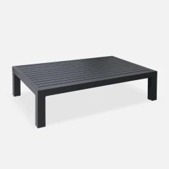 Conjunto de jardín de aluminio, 4 plazas