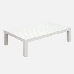 Conjunto de jardín de aluminio, 4 plazas