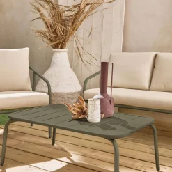 Conjunto de jardín de metal, 4 plazas