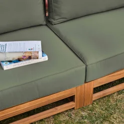 Conjunto de jardín en madera, 5 plazas