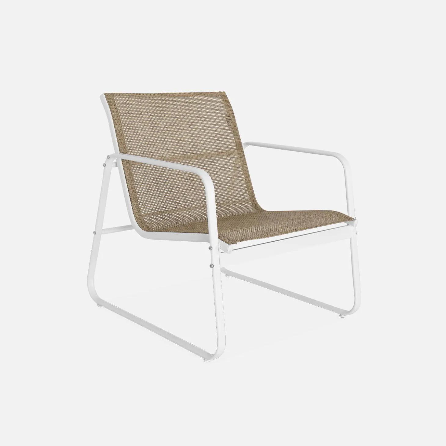 Conjunto de jardín en metal , 4 plazas