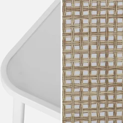Conjunto de jardín en metal , 4 plazas