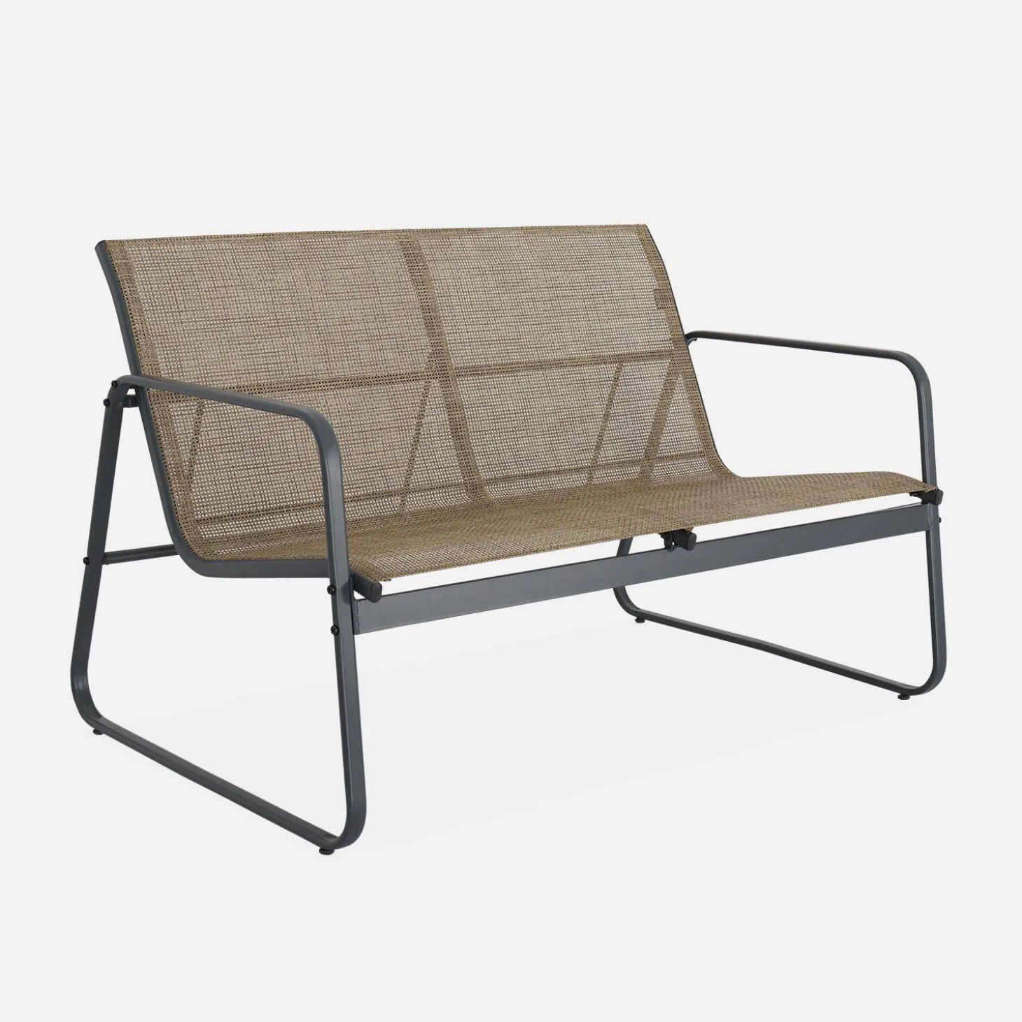 Conjunto de jardín en metal , 4 plazas