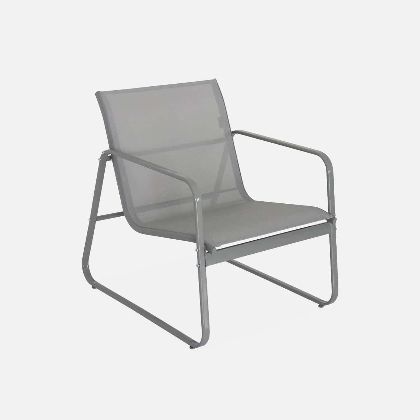 Conjunto de jardín en metal , 4 plazas