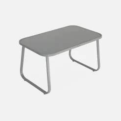 Conjunto de jardín en metal , 4 plazas