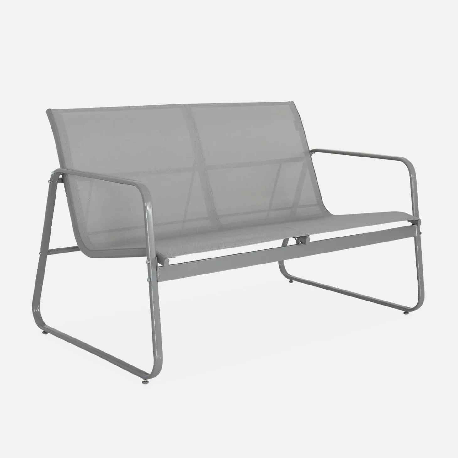 Conjunto de jardín en metal , 4 plazas