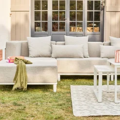 Conjunto de muebles de jardín modular de aluminio, 4 plazas