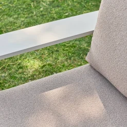 Conjunto de muebles de jardín de aluminio, 5 plazas