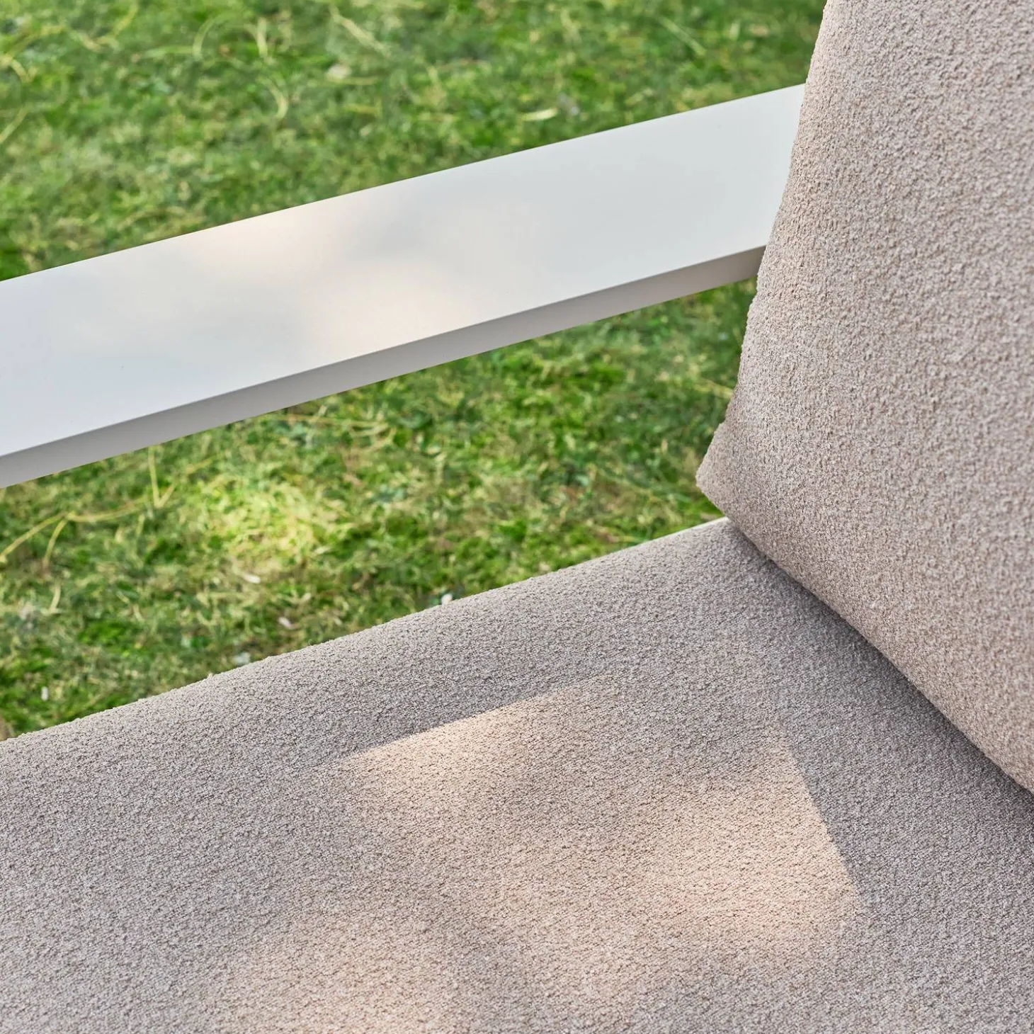 Conjunto de muebles de jardín de aluminio, 5 plazas
