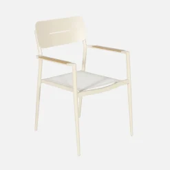 Conjunto mesa de jardín de aluminio con 8 sillas