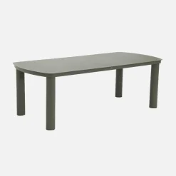 Conjunto mesa de jardín de aluminio con 8 sillas
