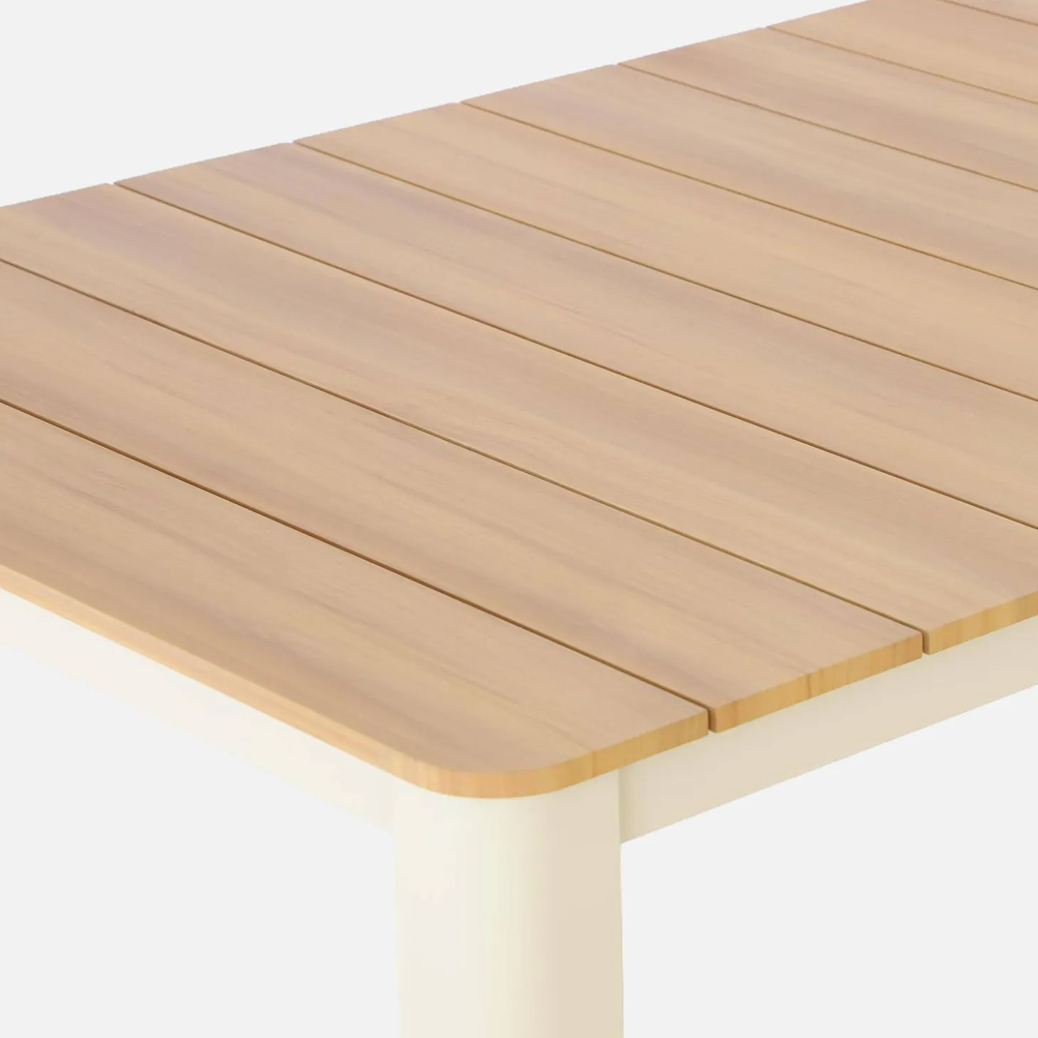 Conjunto mesa de jardín de aluminio con 8 sillas