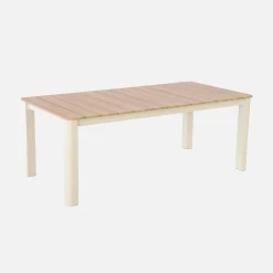 Conjunto mesa de jardín de aluminio con 8 sillas