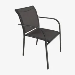 Conjunto mesa de jardín extensible de aluminio con 8 sillas