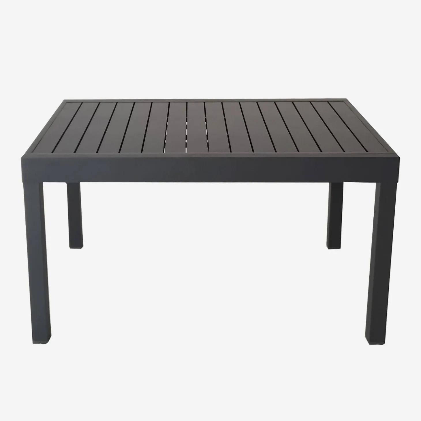 Conjunto mesa de jardín extensible de aluminio con 8 sillas