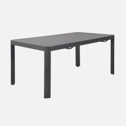 Conjunto mesa de jardín extensible de aluminio con 10 sillas