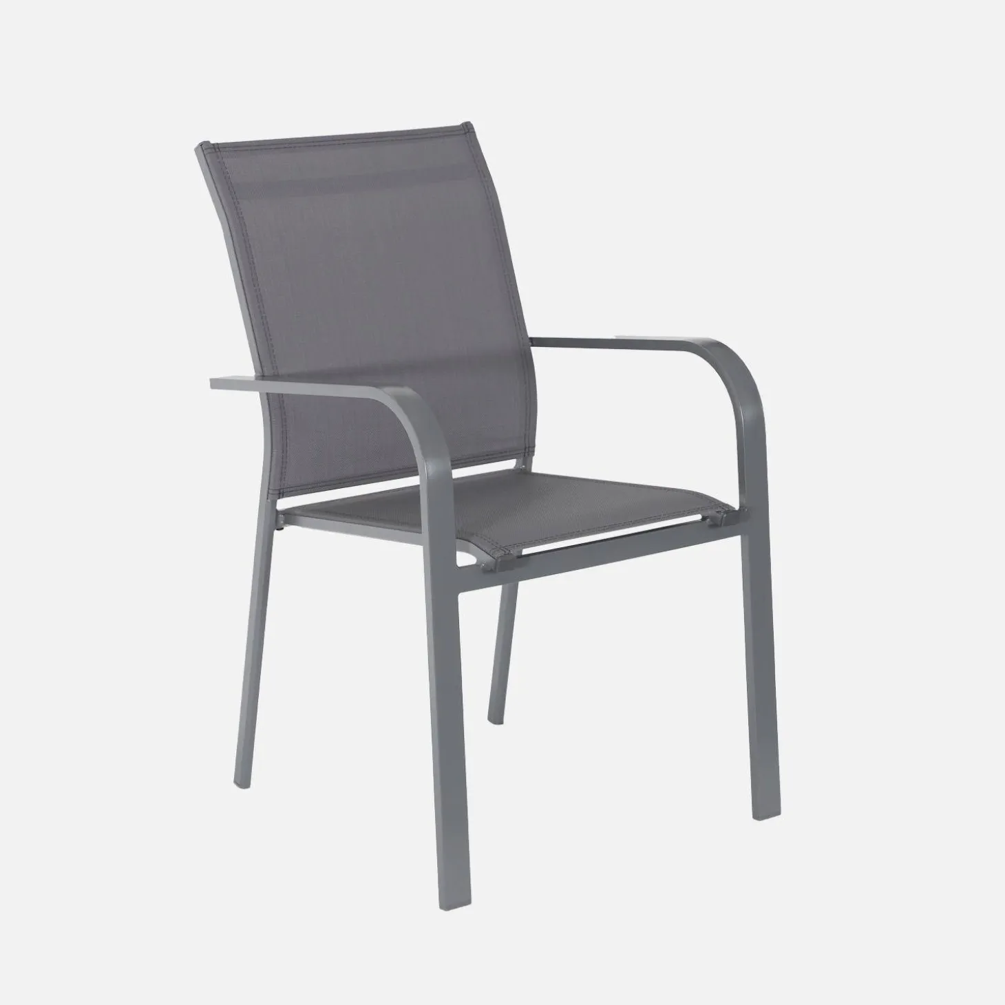 Conjunto mesa de jardín extensible de aluminio con 12 sillas