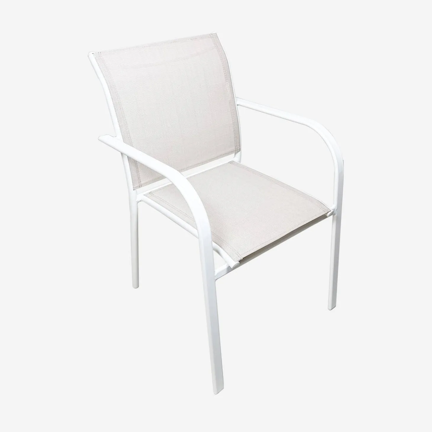 Conjunto mesa de jardín extensible de aluminio con 8 sillas