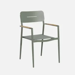 Conjunto mesa de jardín ovalada extensible de aluminio con 8 sillas