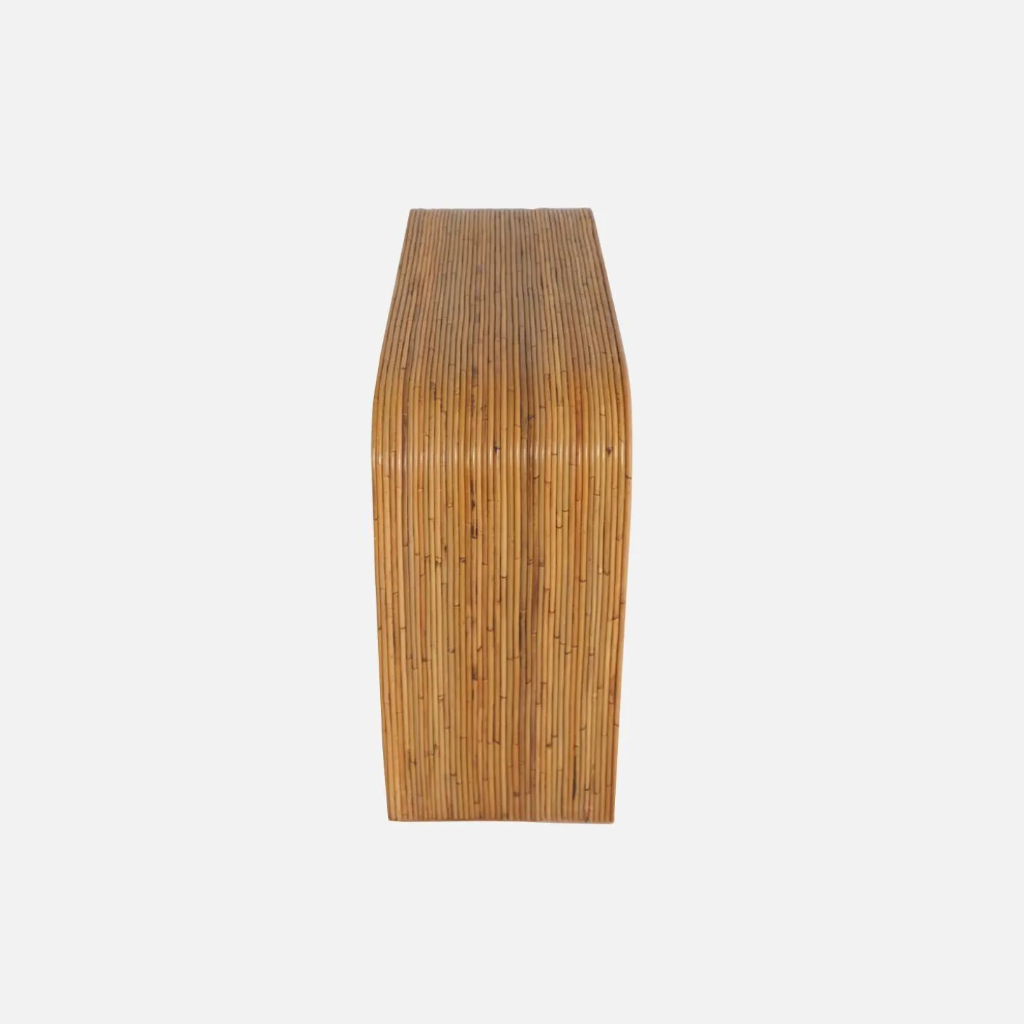 Consola de ratán natural, 110cm