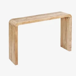 Consola exótica de madera de acacia, 120cm