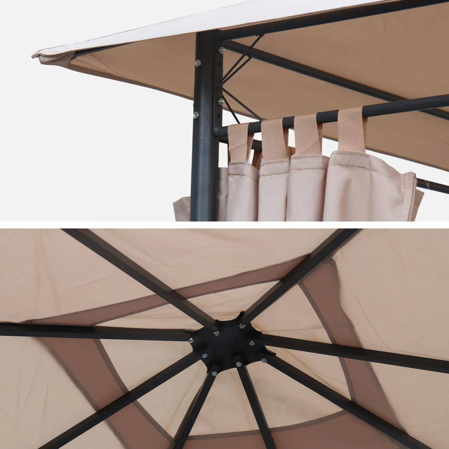 Cubierta de pérgola Elusa 3x3m