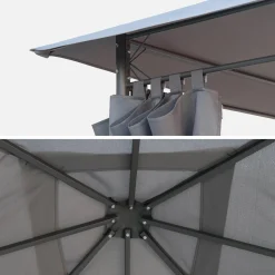 Cubierta de pérgola Elusa 3x3m