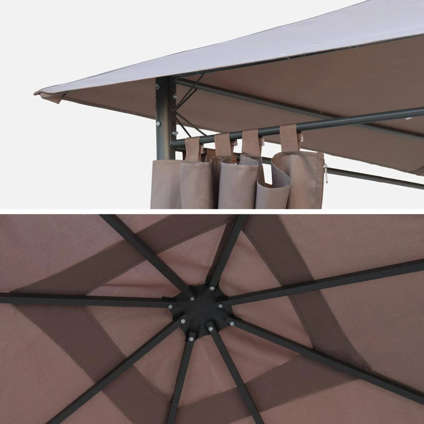 Cubierta de pérgola Elusa 3x3m
