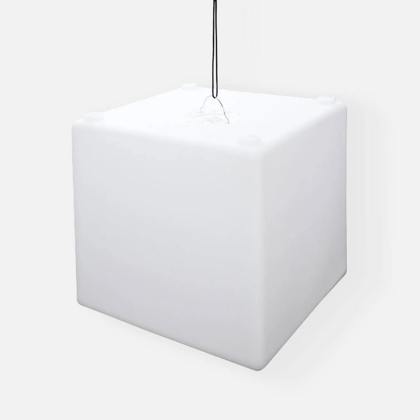 Cubo luminoso LED con batería para interior/exterior