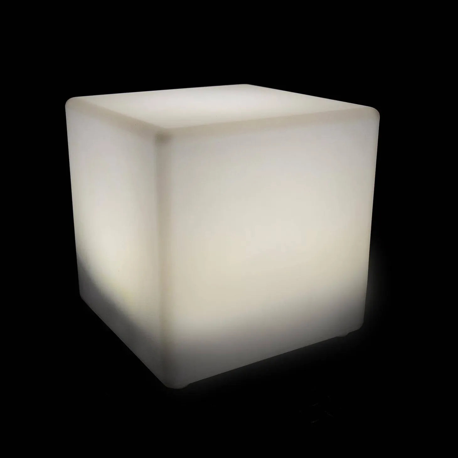 Cubo luminoso LED con batería para interior/exterior