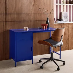 Escritorio de acero laminado, 1 cajón