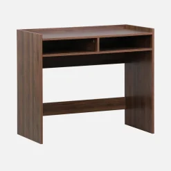 Escritorio decorativo de madera con 2 compartimentos