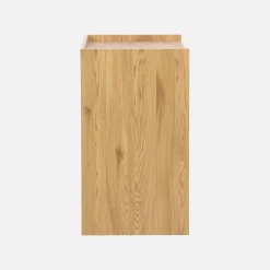 Escritorio decorativo de madera con 2 compartimentos