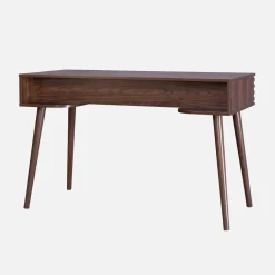 Escritorio efecto madera 2 cajones
