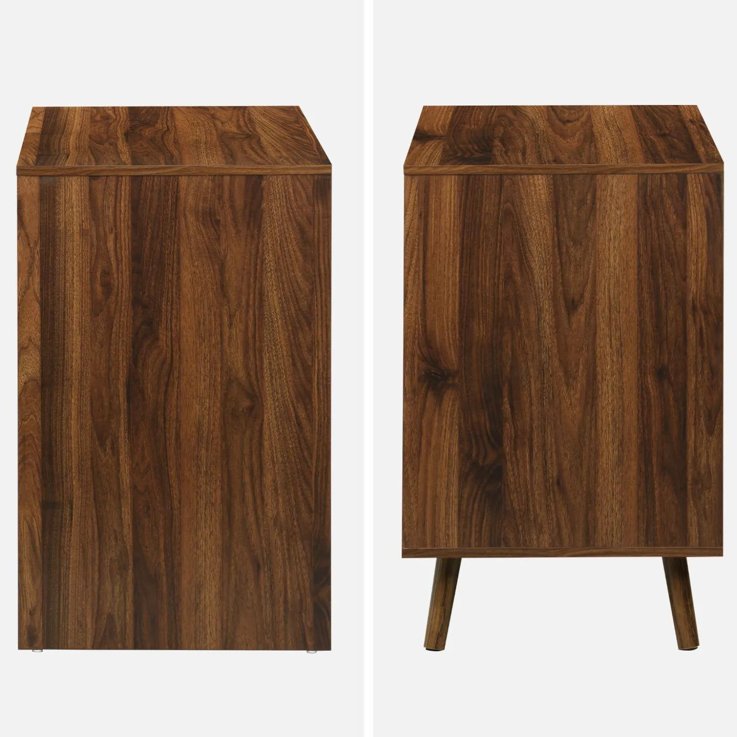 Escritorio escandinavo decoración madera 2 cajones