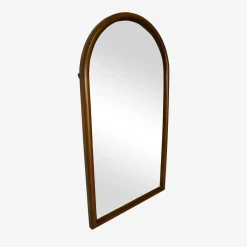 Espejo arco de madera de pino decorativo de pared