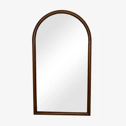 Espejo arco de madera de pino decorativo de pared