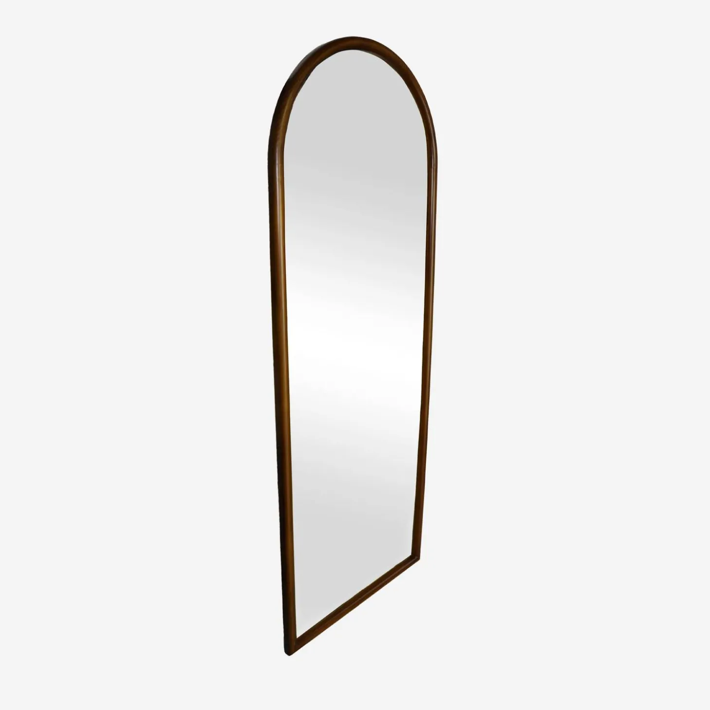 Espejo arco de madera de pino decorativo de pared