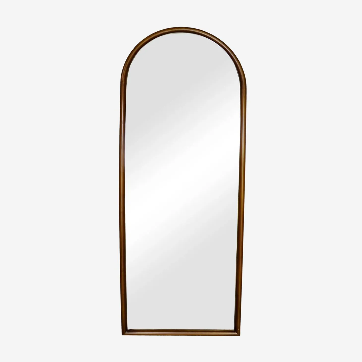 Espejo arco de madera de pino decorativo de pared