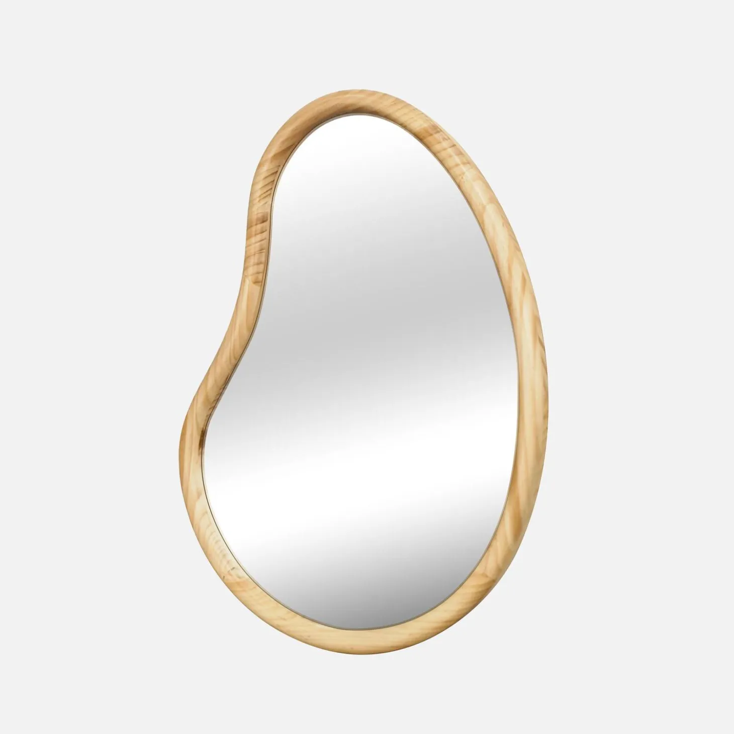 Espejo de madera de abeto decorativo de pared, 85cm