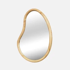 Espejo de madera de abeto decorativo de pared, 95cm