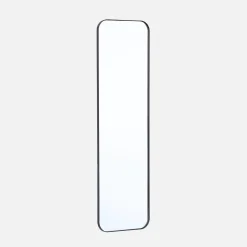 Espejo rectangular en acero decorativo de pared