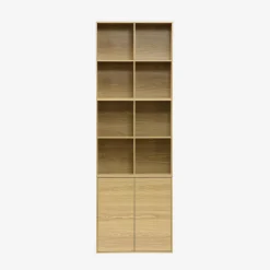 Estantería, biblioteca, módulo de almacenamiento, 4 compartimentos