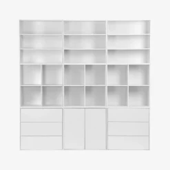 Estantería, biblioteca, módulo de almacenamiento, 3 estantes