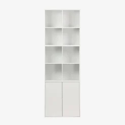 Estantería, biblioteca, módulo de almacenamiento, 4 compartimentos