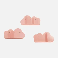 Estantería de pared nube para dormitorio infantil, set de 3