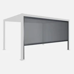 Estor lateral enrollable para pérgola bioclimática, 4m