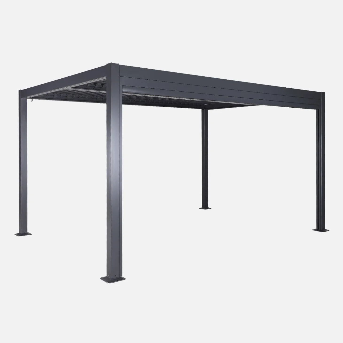 Estor lateral enrollable para pérgola bioclimática, 4m
