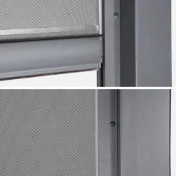 Estor lateral enrollable para pérgola bioclimática, 3m