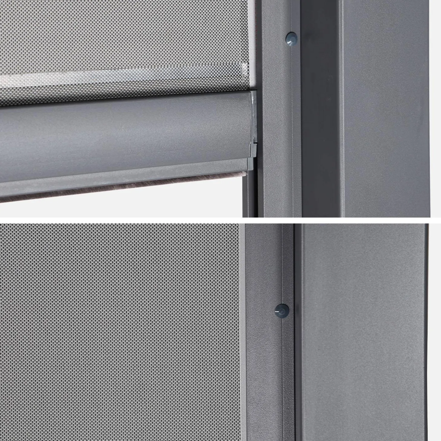 Estor lateral enrollable para pérgola bioclimática, 3m